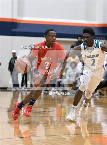Thumbnail 3 in Modesto Christian vs. Sheldon (CIF NorCal Open Div. Final) photogallery.