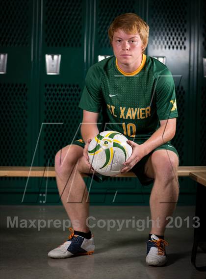 Thumbnail 3 in St. Xavier (Preseason Early Contenders Soccer Photo Shoot) photogallery.