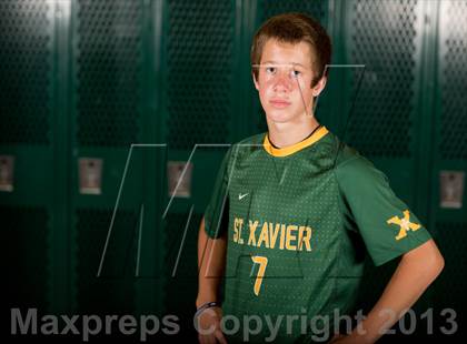 Thumbnail 3 in St. Xavier (Preseason Early Contenders Soccer Photo Shoot) photogallery.