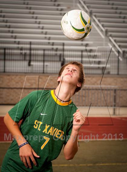 Thumbnail 1 in St. Xavier (Preseason Early Contenders Soccer Photo Shoot) photogallery.