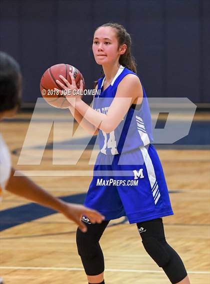 Thumbnail 1 in MacArthur [Douglas] vs Brennan (NISD Basketball Tournament) photogallery.