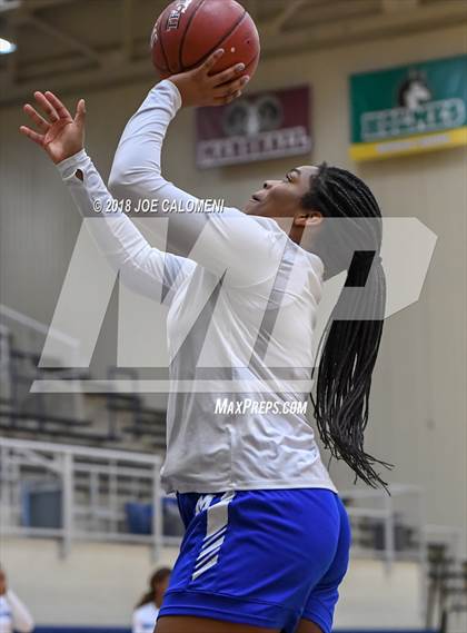 Thumbnail 3 in MacArthur [Douglas] vs Brennan (NISD Basketball Tournament) photogallery.