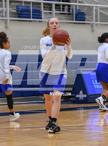 Thumbnail 1 in MacArthur [Douglas] vs Brennan (NISD Basketball Tournament) photogallery.