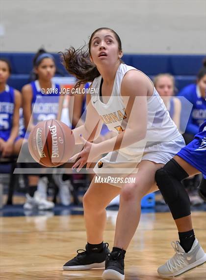 Thumbnail 1 in MacArthur [Douglas] vs Brennan (NISD Basketball Tournament) photogallery.