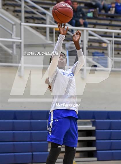 Thumbnail 3 in MacArthur [Douglas] vs Brennan (NISD Basketball Tournament) photogallery.