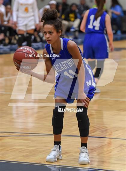 Thumbnail 1 in MacArthur [Douglas] vs Brennan (NISD Basketball Tournament) photogallery.