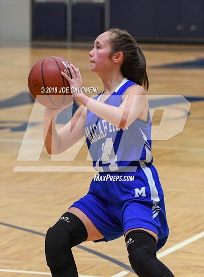 Thumbnail 1 in MacArthur [Douglas] vs Brennan (NISD Basketball Tournament) photogallery.