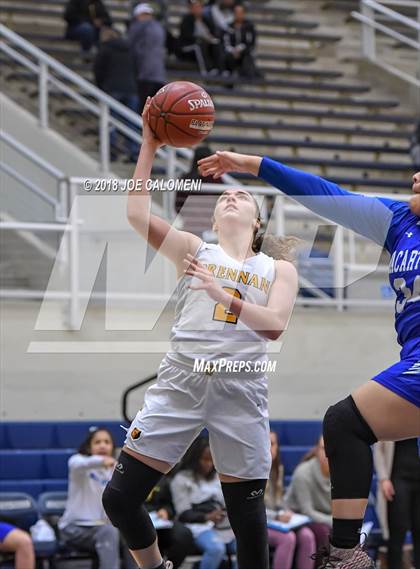 Thumbnail 2 in MacArthur [Douglas] vs Brennan (NISD Basketball Tournament) photogallery.