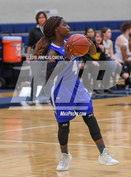 Thumbnail 2 in MacArthur [Douglas] vs Brennan (NISD Basketball Tournament) photogallery.