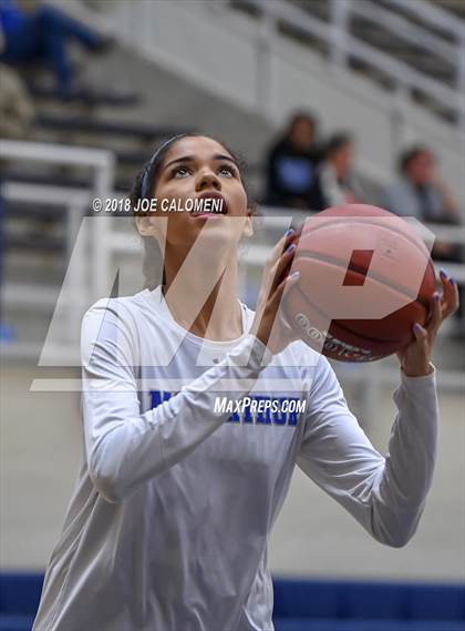 Thumbnail 1 in MacArthur [Douglas] vs Brennan (NISD Basketball Tournament) photogallery.