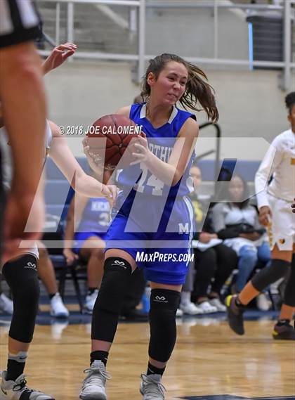 Thumbnail 3 in MacArthur [Douglas] vs Brennan (NISD Basketball Tournament) photogallery.