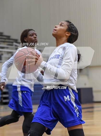 Thumbnail 3 in MacArthur [Douglas] vs Brennan (NISD Basketball Tournament) photogallery.