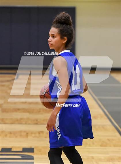 Thumbnail 2 in MacArthur [Douglas] vs Brennan (NISD Basketball Tournament) photogallery.