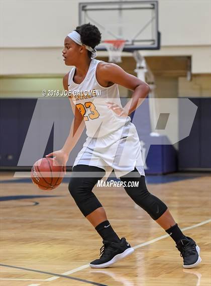 Thumbnail 1 in MacArthur [Douglas] vs Brennan (NISD Basketball Tournament) photogallery.