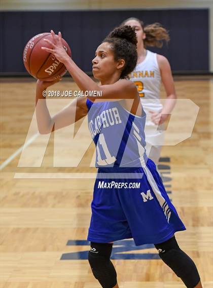 Thumbnail 3 in MacArthur [Douglas] vs Brennan (NISD Basketball Tournament) photogallery.