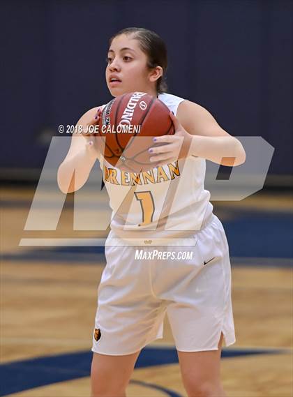 Thumbnail 2 in MacArthur [Douglas] vs Brennan (NISD Basketball Tournament) photogallery.