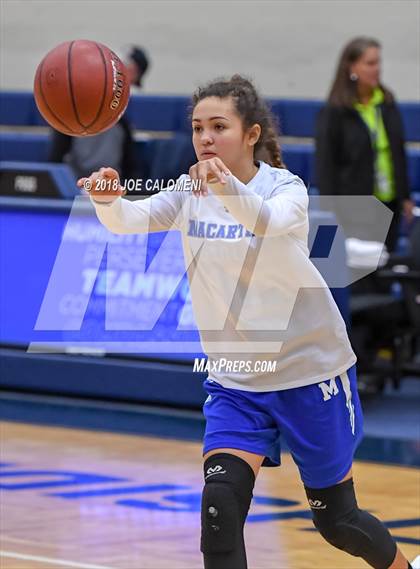 Thumbnail 1 in MacArthur [Douglas] vs Brennan (NISD Basketball Tournament) photogallery.