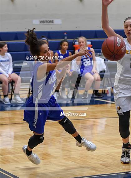 Thumbnail 1 in MacArthur [Douglas] vs Brennan (NISD Basketball Tournament) photogallery.