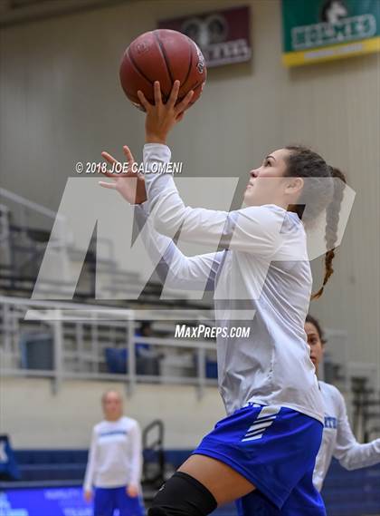 Thumbnail 2 in MacArthur [Douglas] vs Brennan (NISD Basketball Tournament) photogallery.