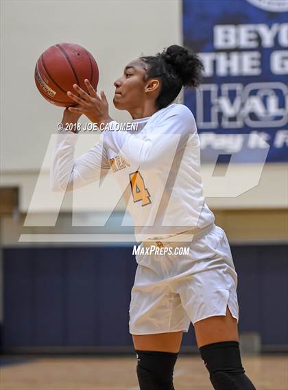 Thumbnail 2 in MacArthur [Douglas] vs Brennan (NISD Basketball Tournament) photogallery.