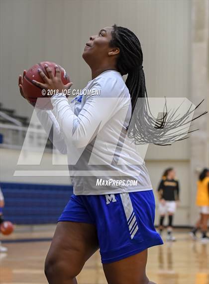 Thumbnail 3 in MacArthur [Douglas] vs Brennan (NISD Basketball Tournament) photogallery.