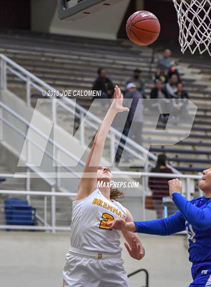 Thumbnail 1 in MacArthur [Douglas] vs Brennan (NISD Basketball Tournament) photogallery.