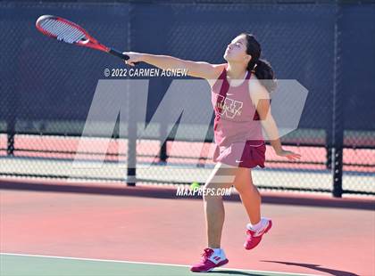 Thumbnail 1 in District 16-6A Tournament @ Cy Park Tennis photogallery.