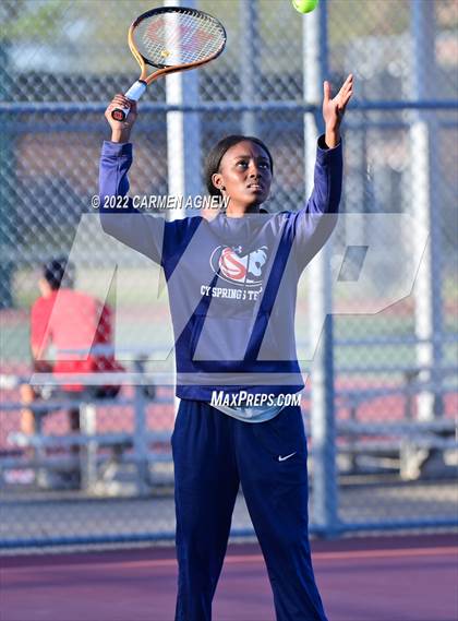 Thumbnail 3 in District 16-6A Tournament @ Cy Park Tennis photogallery.