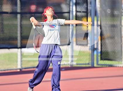 Thumbnail 1 in District 16-6A Tournament @ Cy Park Tennis photogallery.