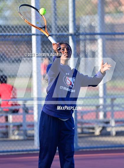 Thumbnail 1 in District 16-6A Tournament @ Cy Park Tennis photogallery.
