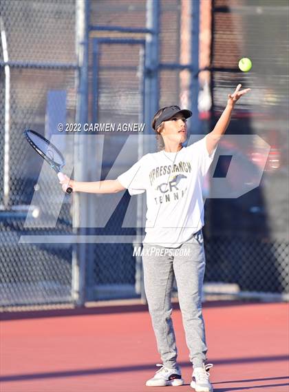 Thumbnail 3 in District 16-6A Tournament @ Cy Park Tennis photogallery.