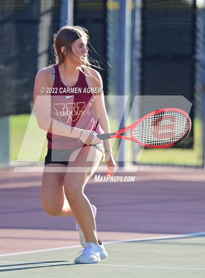 Thumbnail 1 in District 16-6A Tournament @ Cy Park Tennis photogallery.