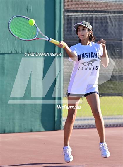 Thumbnail 1 in District 16-6A Tournament @ Cy Park Tennis photogallery.