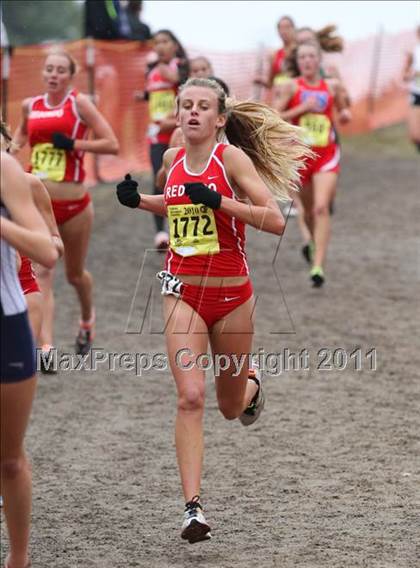 Thumbnail 1 in CIF State Cross Country Championships (D2 Girls) photogallery.