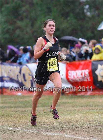 Thumbnail 2 in CIF State Cross Country Championships (D2 Girls) photogallery.
