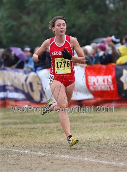 Thumbnail 2 in CIF State Cross Country Championships (D2 Girls) photogallery.