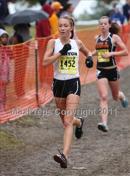 Thumbnail 3 in CIF State Cross Country Championships (D2 Girls) photogallery.