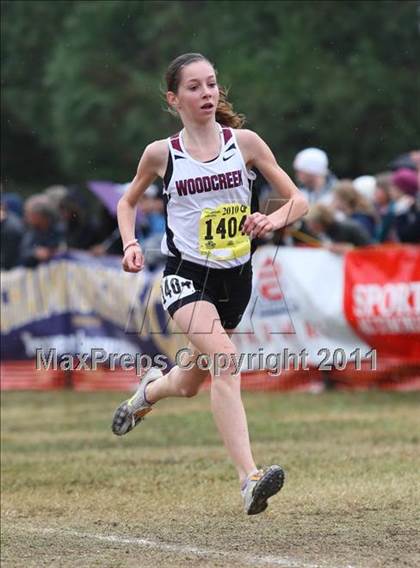 Thumbnail 1 in CIF State Cross Country Championships (D2 Girls) photogallery.
