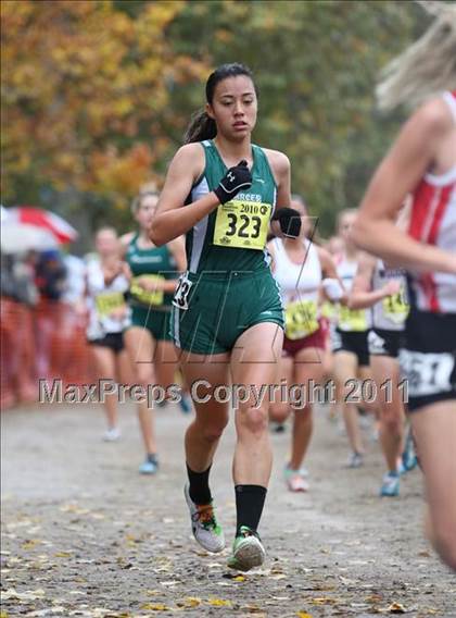 Thumbnail 3 in CIF State Cross Country Championships (D2 Girls) photogallery.