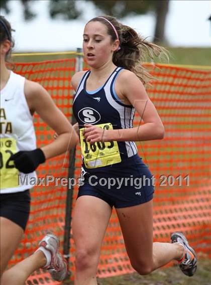 Thumbnail 3 in CIF State Cross Country Championships (D2 Girls) photogallery.