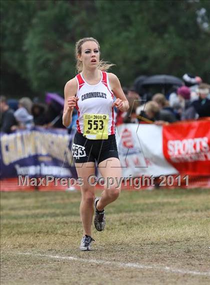 Thumbnail 1 in CIF State Cross Country Championships (D2 Girls) photogallery.