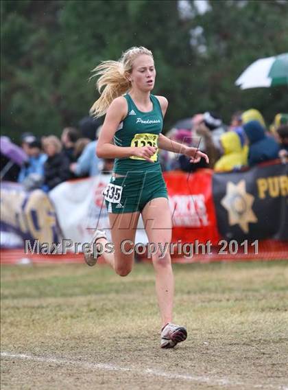 Thumbnail 3 in CIF State Cross Country Championships (D2 Girls) photogallery.