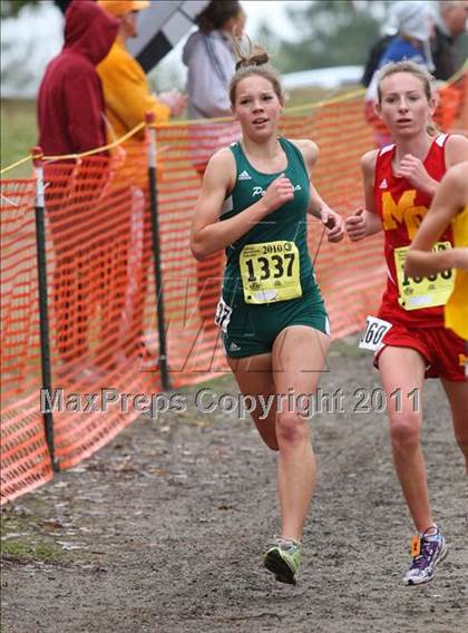 Thumbnail 2 in CIF State Cross Country Championships (D2 Girls) photogallery.