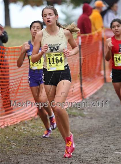 Thumbnail 3 in CIF State Cross Country Championships (D2 Girls) photogallery.