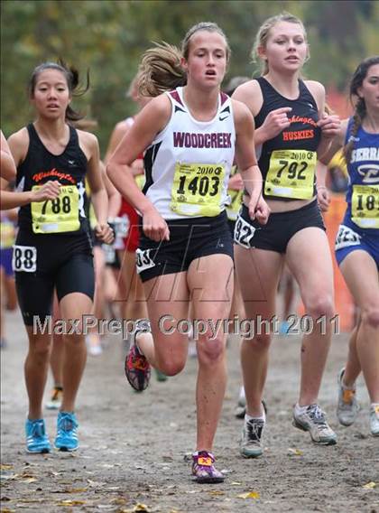Thumbnail 3 in CIF State Cross Country Championships (D2 Girls) photogallery.