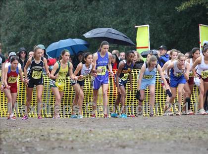 Thumbnail 3 in CIF State Cross Country Championships (D2 Girls) photogallery.