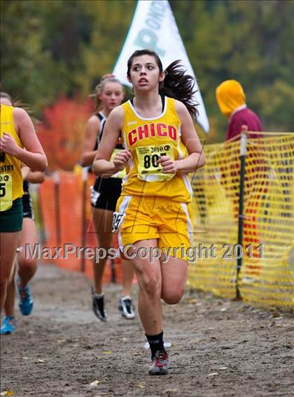 Thumbnail 1 in CIF State Cross Country Championships (D2 Girls) photogallery.