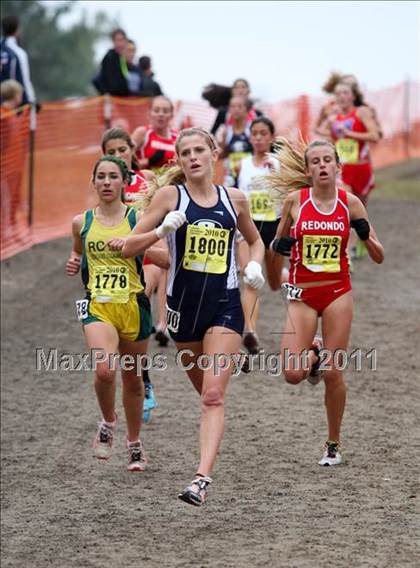 Thumbnail 3 in CIF State Cross Country Championships (D2 Girls) photogallery.
