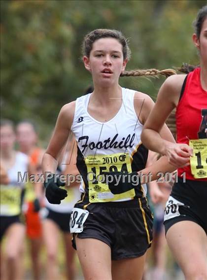 Thumbnail 3 in CIF State Cross Country Championships (D2 Girls) photogallery.