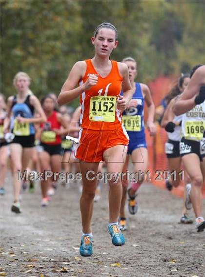 Thumbnail 3 in CIF State Cross Country Championships (D2 Girls) photogallery.